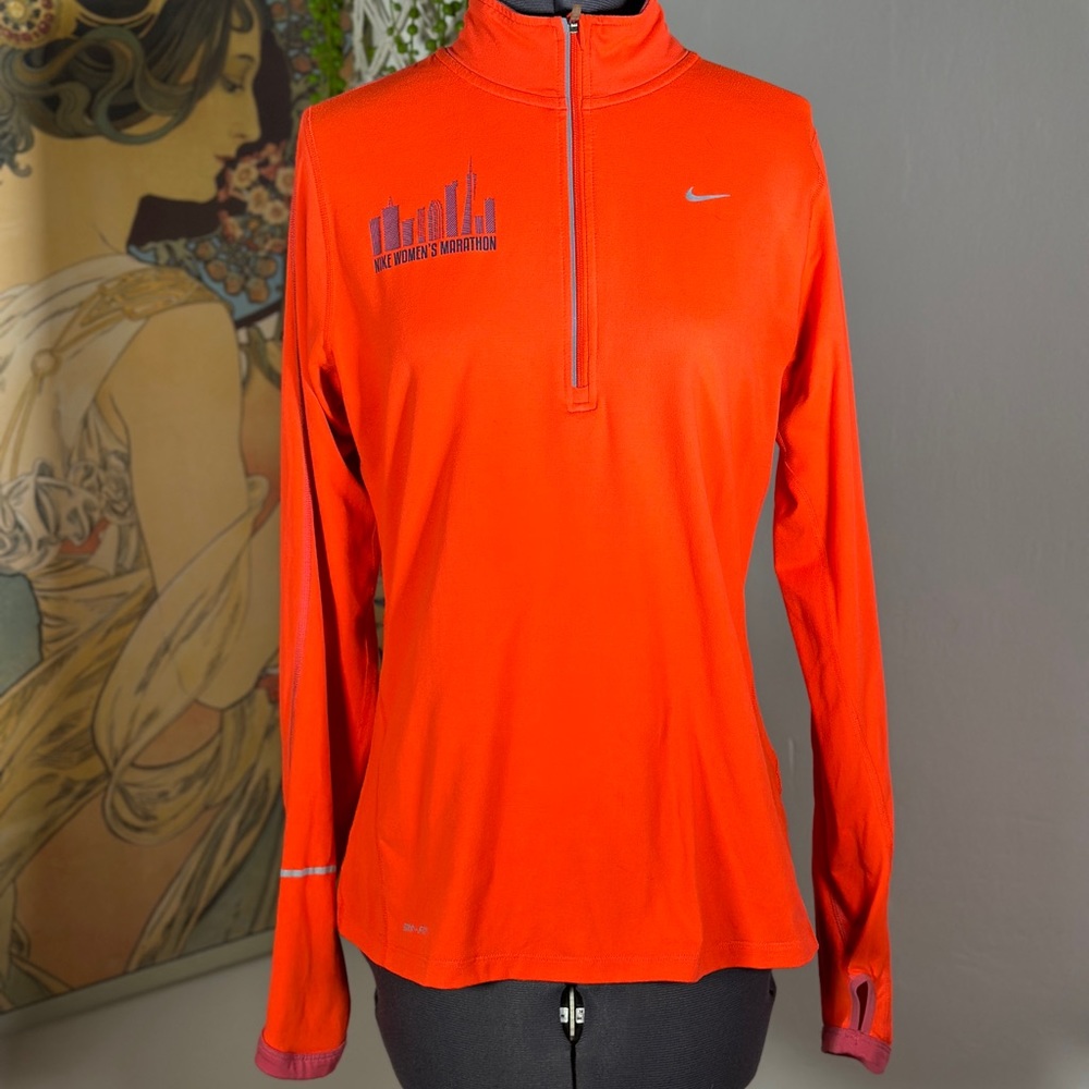 2012 San‎ Francisco Nike Women’s Marathon Long Sleeve Half Zip Up Dri-Fit Top